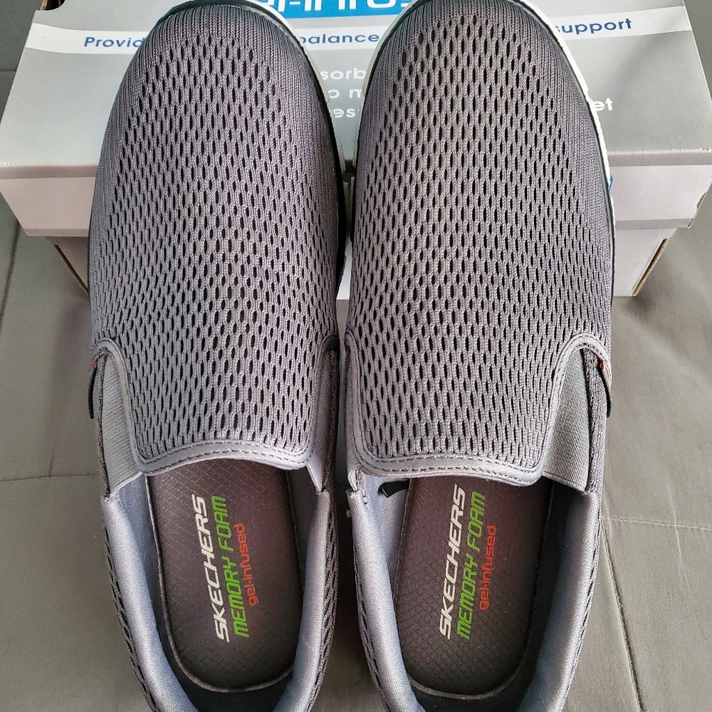 Men's Sketchers Memory Foam Slip Ons
